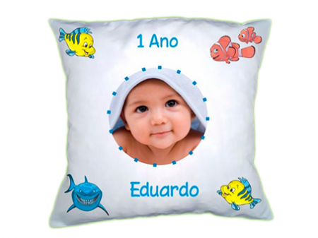 Almofada formato quadrangular